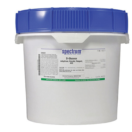 SPECTRUM D-Glucose, Anhydrous, Reagent, 12kg D1017-12KG18