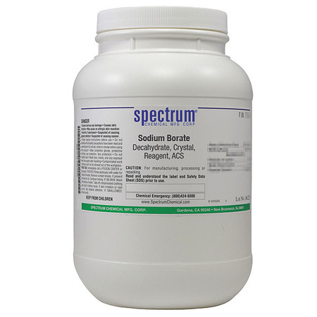 SPECTRUM Sodium Borate, Decahydrate, 2.5kg, PK4 S1180-2.5KG76