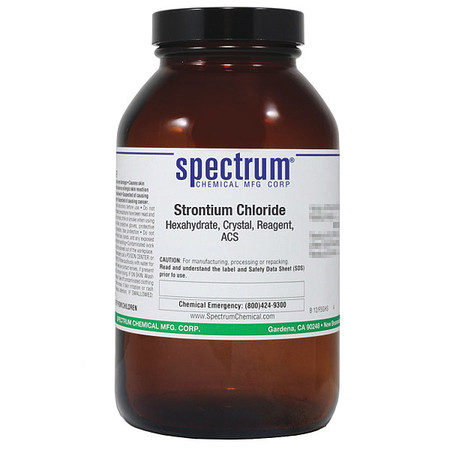 SPECTRUM Strontium Chloride, Hexahydrate, 500g, PK6 S1675-500GMAK