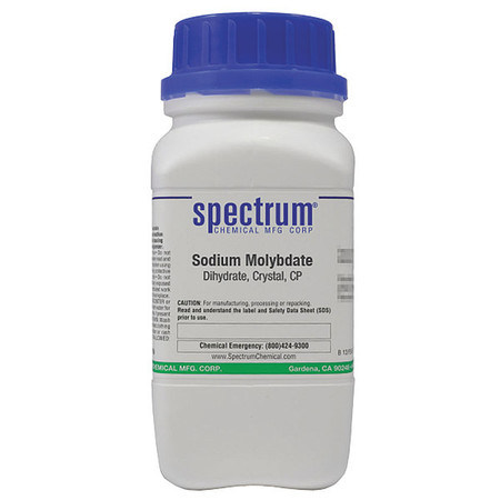 SPECTRUM Sodium Molybdate, Dihydrate, CP, 500g S1342-500GM10