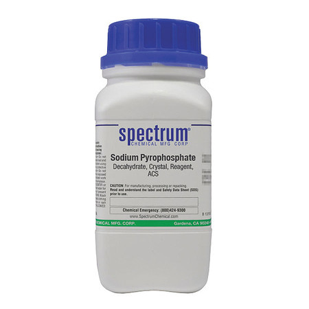 SPECTRUM Sodium Pyrophosphate, 500g, PK6 S1420-500GMAK