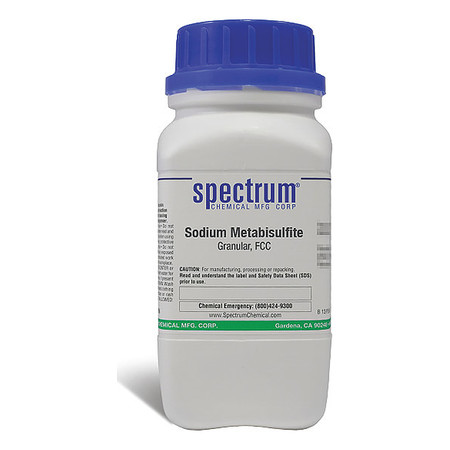 SPECTRUM Sodium Metabisulfite, Granular, FCC, 500g SO181-500GM10