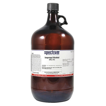 SPECTRUM Isopropyl Alcohol, 99 Percent, FCC, 4L I1056-4LTGL55