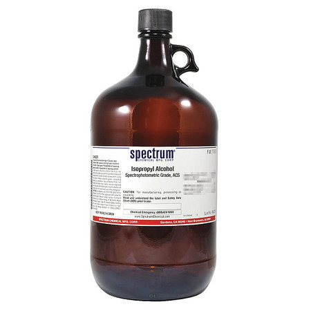 SPECTRUM Isopropyl Alcohol, ACS, 4L, PK4 SP158-4LTGL97