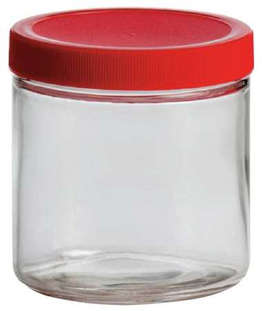 QORPAK Glass Bottle, 16 oz., Clear, PK12 239532