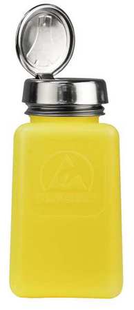 MENDA Bottle, One-Touch Pump, 6 oz, Yellow 35276