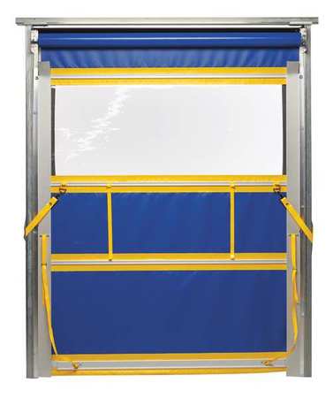 TMI Roll-Up Door, Manual Slide, 10ft Hx10ft W 999-00265