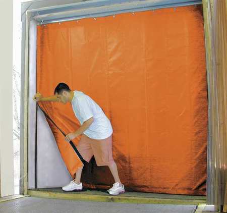 TMI Insulated Truck Curtain, 8 ft H x 8 ft W 999-00273