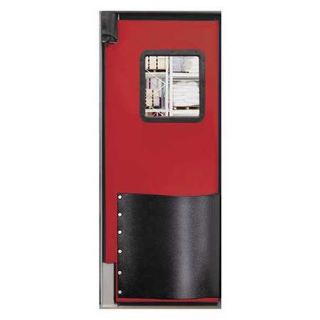 CHASE Swinging Door, 7 x 3 ft, Red, Polyethylene 3684RRED