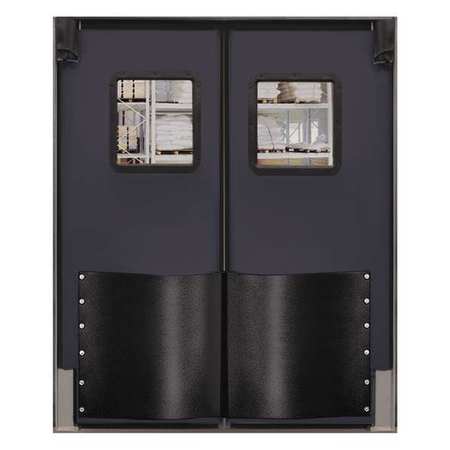 CHASE Swinging Door, 7 x 6 ft, Metallic Gray, PR 7284RDMGR