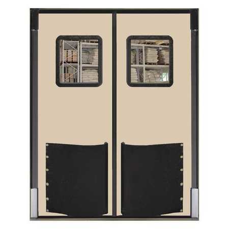 CHASE Swinging Dr, 8x7ft, Beige, Polyethylene, PR 8496RD25BEI