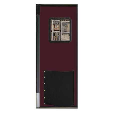 CHASE Swinging Door, 8 x 3 ft, Burgundy 3696RXHDBUR