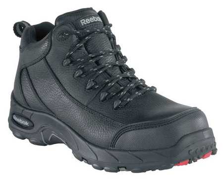 REEBOK Work Boot, Comp Toe, Black, 9W, PR RB4555