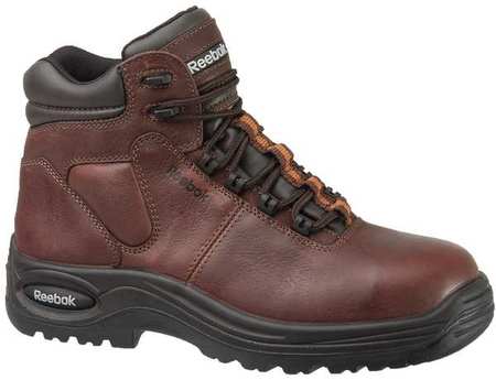 REEBOK Size 11-1/2 Men's 6 in Work Boot Composite Work Boot, Dark Brown RB7755