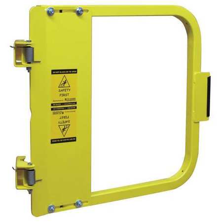 Ps Industries Safety Gate, 13-3/4 to 17-1/2 In, Steel, Color: Yellow LSG-15-PCY