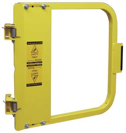 Ps Industries Safety Gate, 22-3/4 to 26-1/2 In, Steel, Color: Yellow LSG-24-PCY