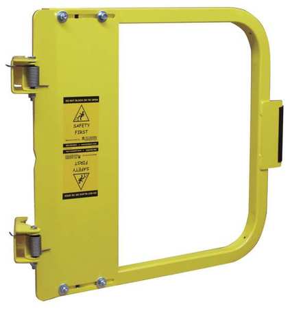 Ps Industries Safety Gate, 31-3/4 to 35-1/2 In, Steel LSG-33-PCY