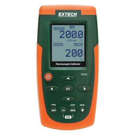 EXTECH Temperature Calibrator, to2498 Degrees F PRC20
