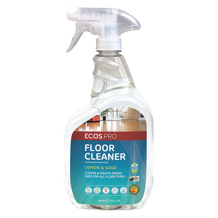 Ecos Pro Floor Cleaner, 32 oz., Lemon-Sage PL9725/6