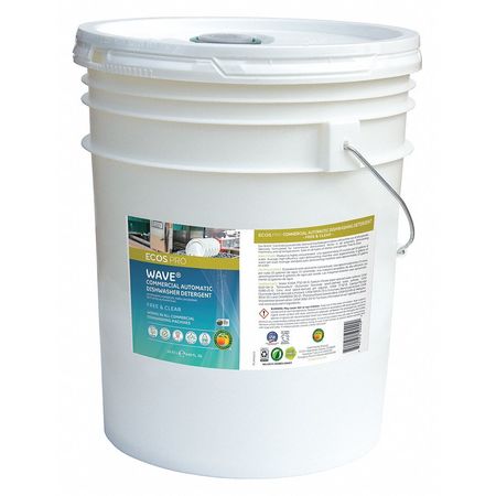 Ecos Pro Automatic Dishwashing Liquid, Bucket, 5 gal, Concentrated, Unscented PL9440/05