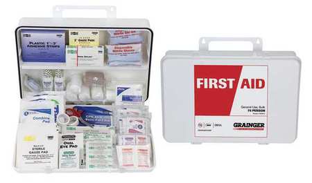 ZORO SELECT Bulk First Aid kit, Plastic, 75 Person 54567