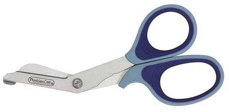 PHYSICIANSCARE Scissors, 7 In. L, Silver, Rounded, Titanium 90293