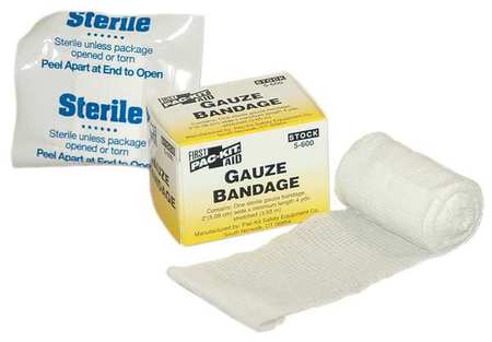 First Aid Only Stretch Gauze, Sterile, White, No, Gauze 5-600