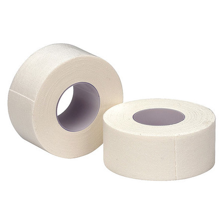 First Aid Only Tape, White, Cloth, 1 In. W, 10 ft. L 8-160