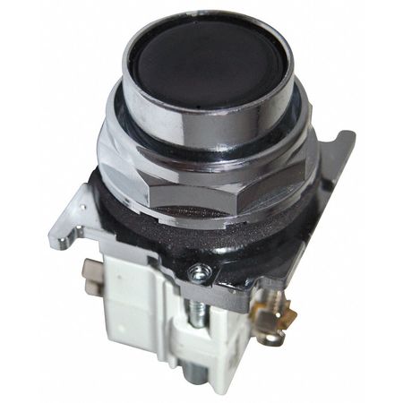 EATON Cutler-Hammer Non-Illuminated Push Button, 30mm, Black 10250T23B