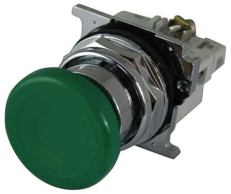 EATON Non-Illuminated Push Button, 30mm, Green 10250T123-3