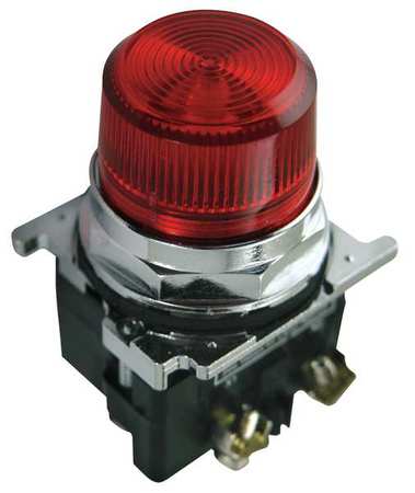 EATON Cutler-Hammer Pilot Light, 120VAC, Red 10250T197LRP2A