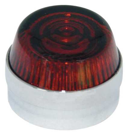 EATON Pilot Light Lens, 30mm, Red, Glass 10250TC7N