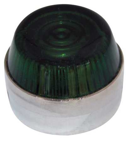EATON Pilot Light Lens, 30mm, Green, Glass 10250TC8N