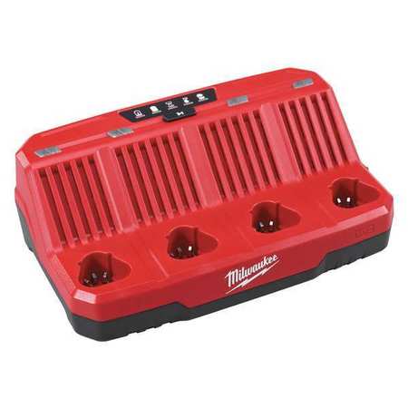 MILWAUKEE TOOL M12 Four Bay Sequential Charger 48-59-1204