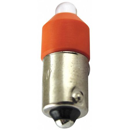 EATON Miniature LED Bulb, 6 to 12V, Orange E22LED612ON