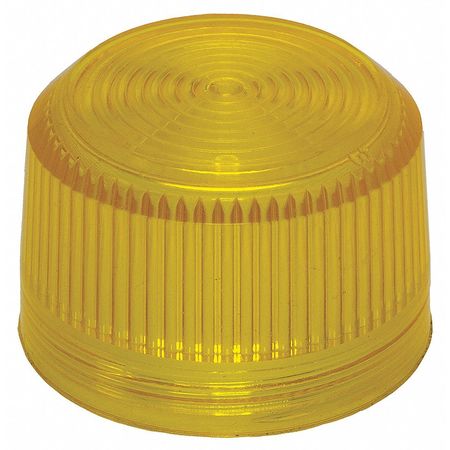 EATON Pilot Light Lens, 30mm, Yellow, Plastic E34H4