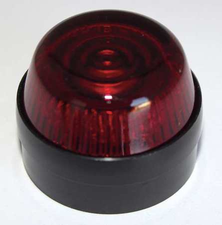 EATON Pilot Light Lens, 30mm, Red, Glass E34G2