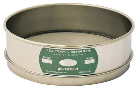 Advantech Sieve, #500, S/S, 8 In, Full Ht 500SS8F