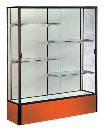 GHENT Display Case, 72X48X16, Orange, Package Quantity: 1 374PB-BZ-OR