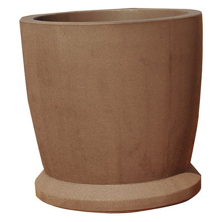 WAUSAU TILE Planter, Round, 36in.Lx36in.Wx36in.H TF4101W22