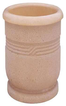 WAUSAU TILE Planter, Round, 18in.Lx18in.Wx24in.H TF4028W22