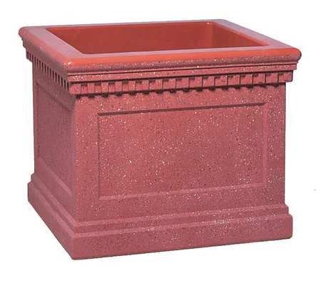 WAUSAU TILE Planter, Square, 36in.Lx36in.Wx30in.H TF4240W22
