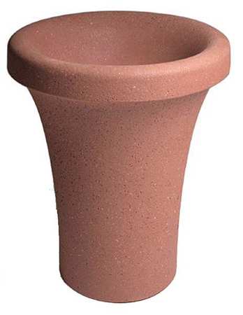 WAUSAU TILE Planter, Round, 24in.Lx24in.Wx36in.H SL4091W22
