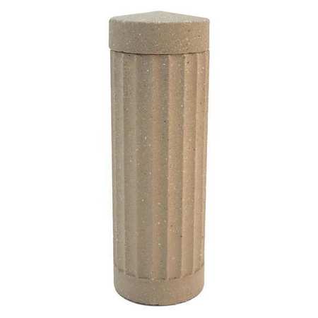 WAUSAU TILE Bollard, Round, 14in.Lx14in.Wx41in.H TF6012W22