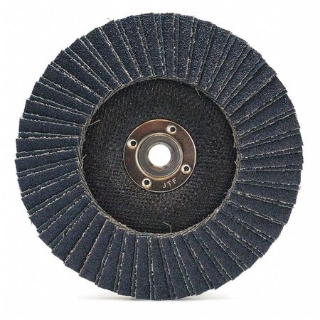 Weiler Flap Disc, 4-1/2 in. x 80 Grit, 5/8-11 98907