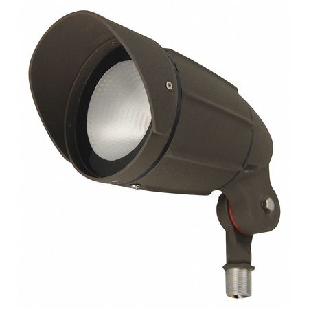 Lumapro LED FloodLight, 6-13/16 in. H, 30W, Bronze 39UU86