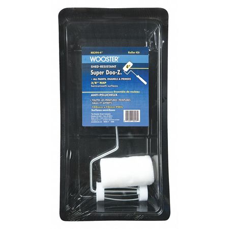 WOOSTER Paint Roller Kit, 4in. RR394-4