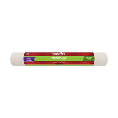 WOOSTER 18" Paint Roller Cover, 5/16" Nap, Microfiber R235-18