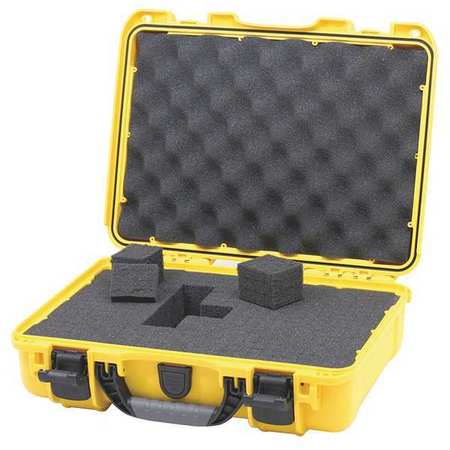 Nanuk Cases Yellow Protective Case, 14.3"L x 11.1"W x 4.7"D 910-1004