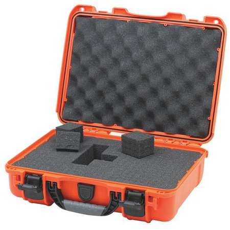 Nanuk Cases Orange Protective Case, 14.3"L x 11.1"W x 4.7"D 910-1003